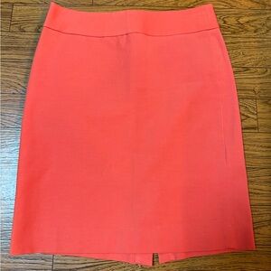 Banana Republic Vibrant Coral Pencil Skirt size 6